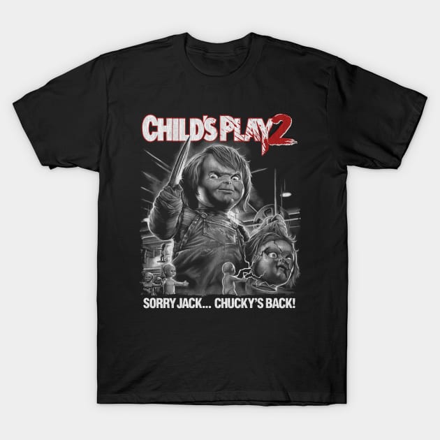 Child's Play 2chuc, Horror Classic, Chucky T-Shirt by StayTruePonyboy